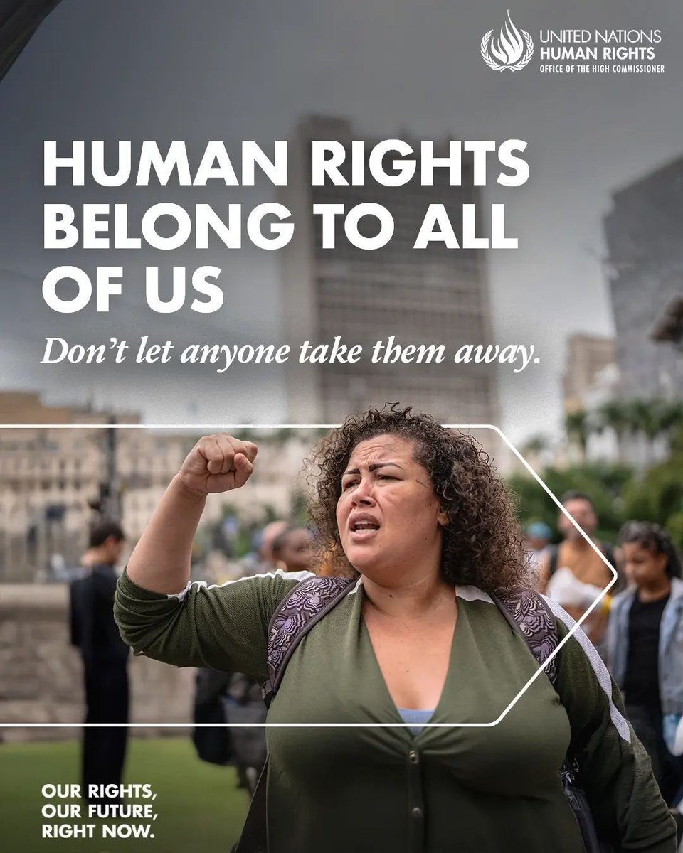 Human rights are universal and belong to every one of us.

Stand up for equality, justice, and freedom. #StandUp4HumanRights

buff.ly/4ahZPZL