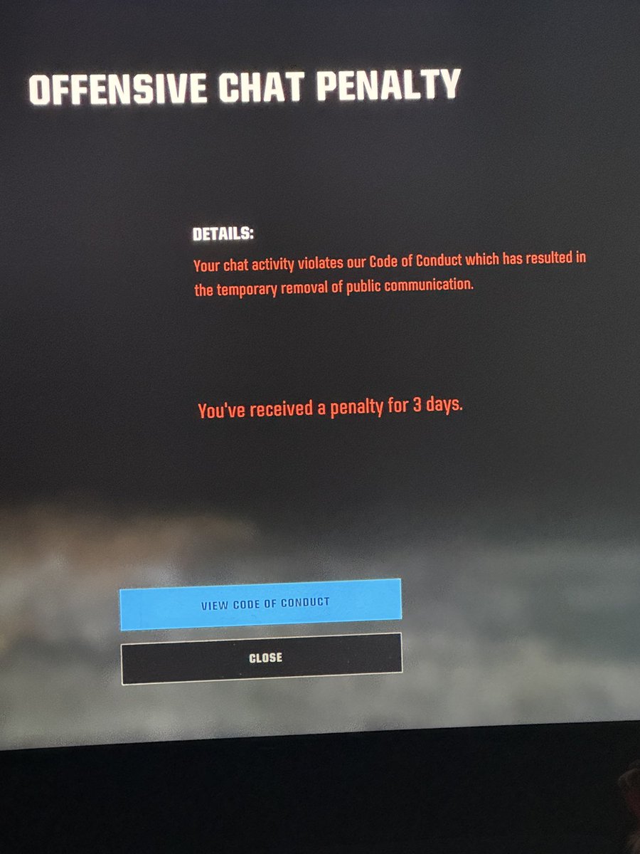 Nice <a href="/CallofDuty/">Call of Duty</a>  <a href="/ATVIAssist/">Activision Support</a>  said the word "idiot" and got a three day chat ban. You guys are worthless