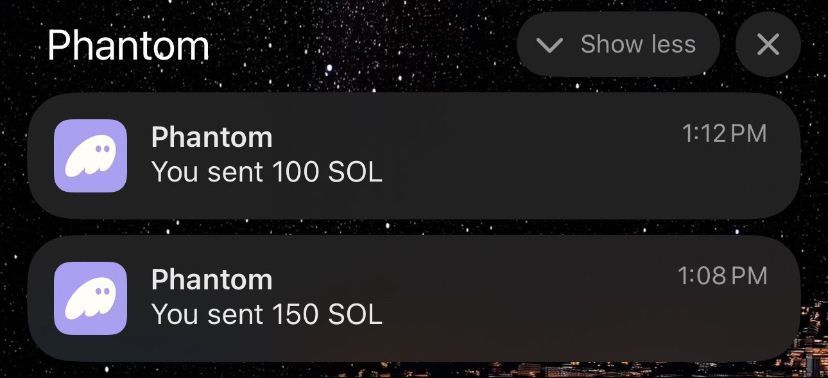 Don’t say anything 

Just drop your wallets