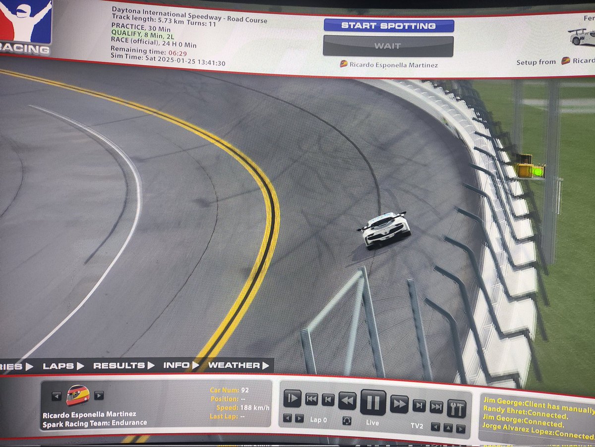 Ya en Qualy!!! Víctor Esponella a los mandos!!!