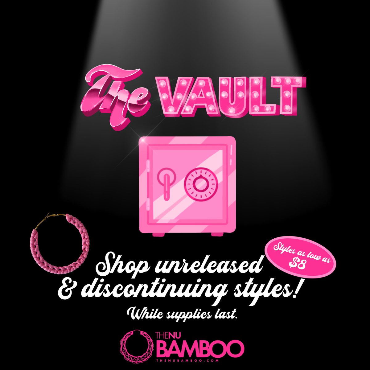 Happy #NuYear! Starting the year off right with a bang 💥 Enjoy 30% off all month!

We also added a “sample sale” section to the site called The Vault where we’ll be posting cool styles that didn’t make the cut or are discontinuing ✨ happy shopping!

Thenubamboo.com 🎋