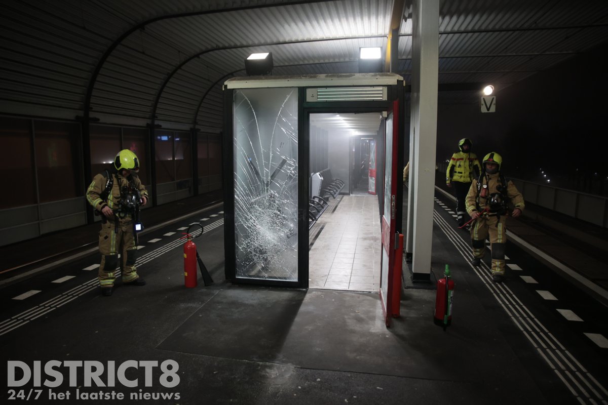Vijfde brandstichting op station Voorburg in korte tijd geblust
