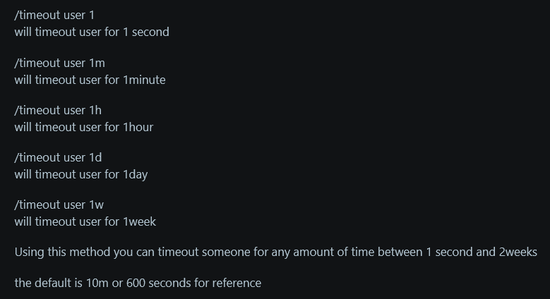 Fellow Twitch mods: I just discovered you can timeout people for long(er) periods of time without first converting to seconds!

Yes I'm modding some #TFT AMER Tactician's Cup I streams right now. Why do you ask? 🤣