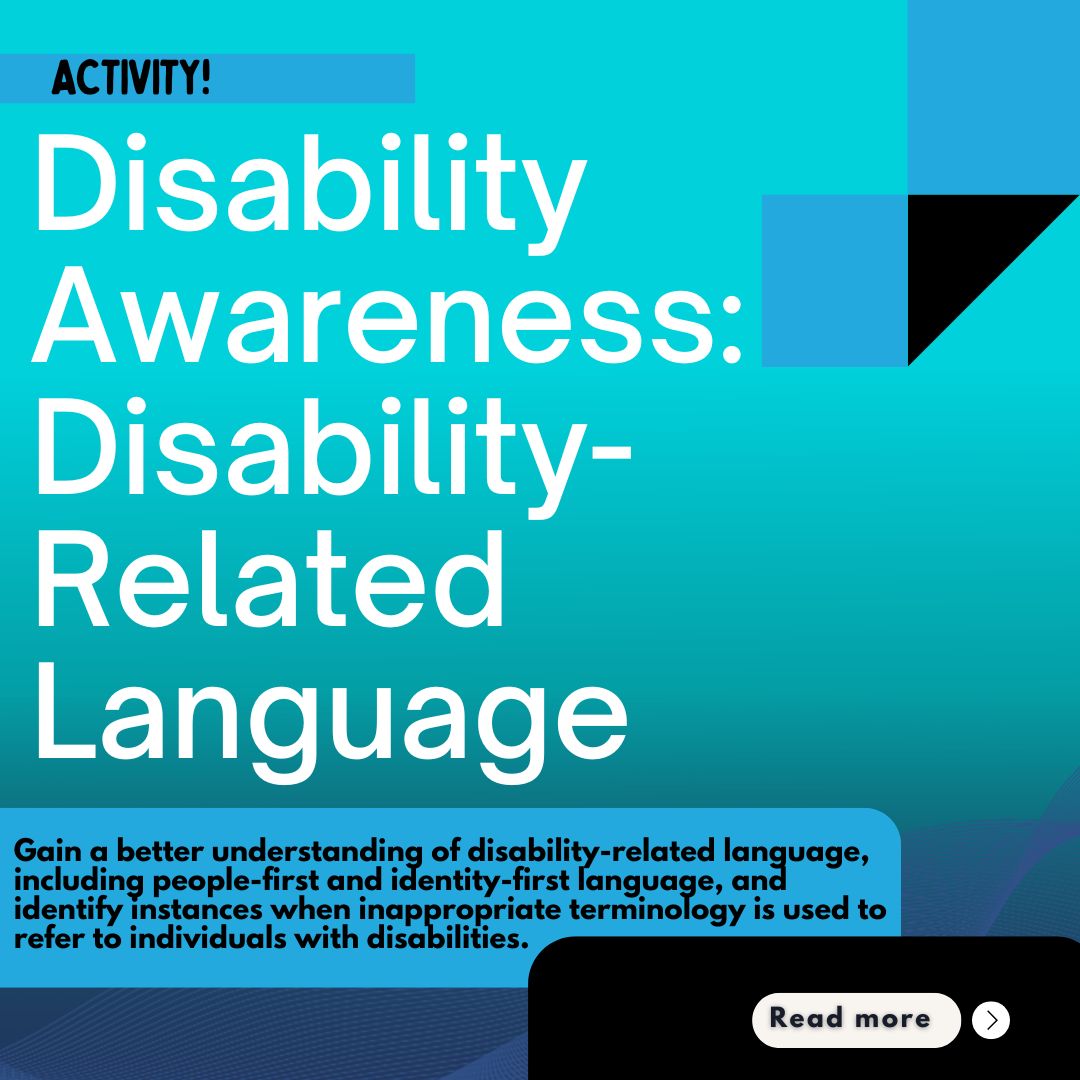 Language matters. Discover how to use disability-related terminology that promotes respect and inclusivity. Read more: iris.peabody.vanderbilt.edu/wp-content/upl…

#DisabilityAwareness #InclusiveLanguage #Respect