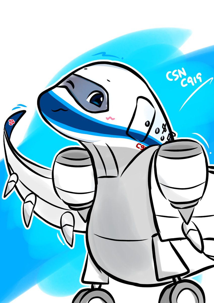 imcannedpig's tweet image. Submission for a friend on WeChat!
#livimgmachime #COMAC #C919