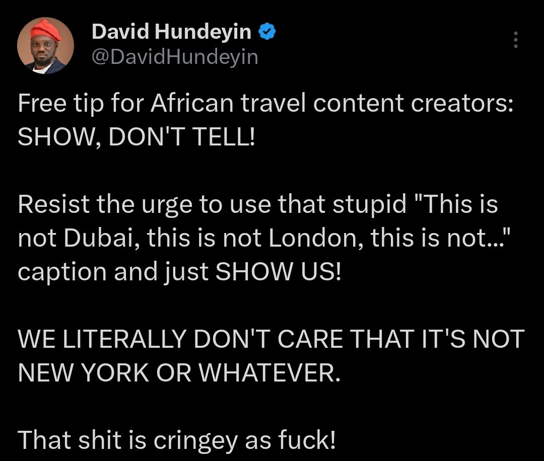 David Hundeyin (@davidhundeyin) on Twitter photo 