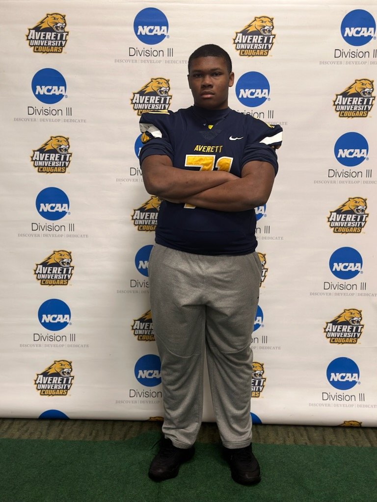 I had a good time on my official visit at Averett University this morning.
<a href="/coachphenry/">Coach-Patrick Henry</a> 
<a href="/QBcoachreynolds/">Tim F. Reynolds Jr.</a> 
<a href="/PatrickBolen9/">Patrick Bolen</a> 
@Coach_Cal_AU 
<a href="/bryce4jackson/">Bryce Jackson</a> 
<a href="/Rolandt2__/">Roland Norfleet</a> 
<a href="/AverettFootball/">Averett Football</a> 
<a href="/CoachJWilkes/">Jason Wilkes</a> 
<a href="/WS_Storm_FB/">𝙒𝙞𝙡𝙡𝙤𝙬 𝙎𝙥𝙧𝙞𝙣𝙜 𝙁𝙤𝙤𝙩𝙗𝙖𝙡𝙡</a> 
<a href="/CaryCoaching101/">Coach Chavar Tyrance</a>