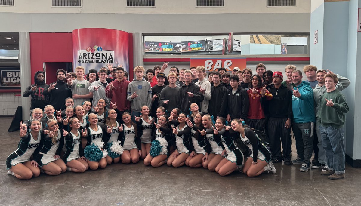 David Hines (@davidhinesaz) on Twitter photo Way to represent <a href="/HighlandHawksFB/">Highland Hawks Football</a> <a href="/athletics_hawks/">Highland (AZ) Athletics</a>! The Hawks football team is out supporting cheer and pom at the AIA State Spiritline Championships! Way to represent <a href="/HighlandHawksFB/">Highland Hawks Football</a> <a href="/athletics_hawks/">Highland (AZ) Athletics</a>! The Hawks football team is out supporting cheer and pom at the AIA State Spiritline Championships!