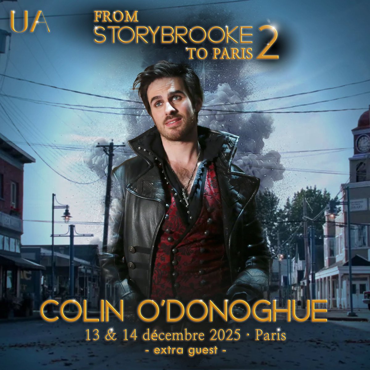 🇫🇷Bonsoir à tous,

Nous sommes ravis de vous annoncer que Colin O'Donoghue (Killian / Capitaine Crochet) est notre 12ième guests pour notre convention Once Upon A Time (From Storybrooke to Paris 2) qui aura lieu le 13 &amp; 14 Décembre 2025. Colin n'a pas hésité une seule seconde à