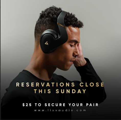 livvaudio's tweet photo. Reserve your LIVV Pro headphones now for just $25! 🎧 Unlock your access to premium sound, luxurious comfort, and cutting-edge style. Don’t miss this chance to pre-order at an exclusive price and be among the first to elevate your audio game - https://t.co/fdKAR2atNT https://t.co/9CtUHOsctH