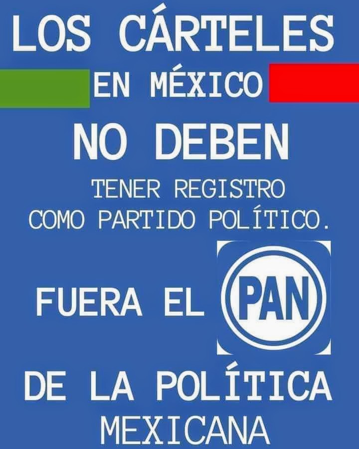 IsaakDuarteII's tweet photo. @AmerangelLorenz El único partido que protegió al narco fue @AccionNacional #PANarco con FECAL y Genaro García Luna.
#NoTeHagasPendeja
Son una bola de miserables traidores vendepatrias. https://t.co/bBMRf0wHZM