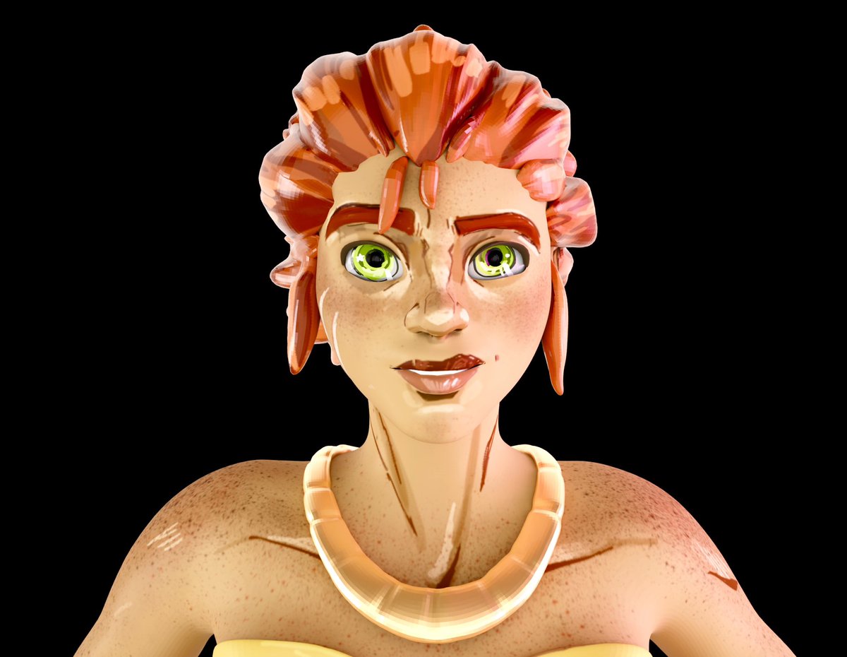 criticallynerdy's tweet photo. My Maya final from last semester! Made using autodesk Maya&amp; zbrush, textured in adobe substance painter and rendered with Arnold! 🫶 https://t.co/GWglVQycfo