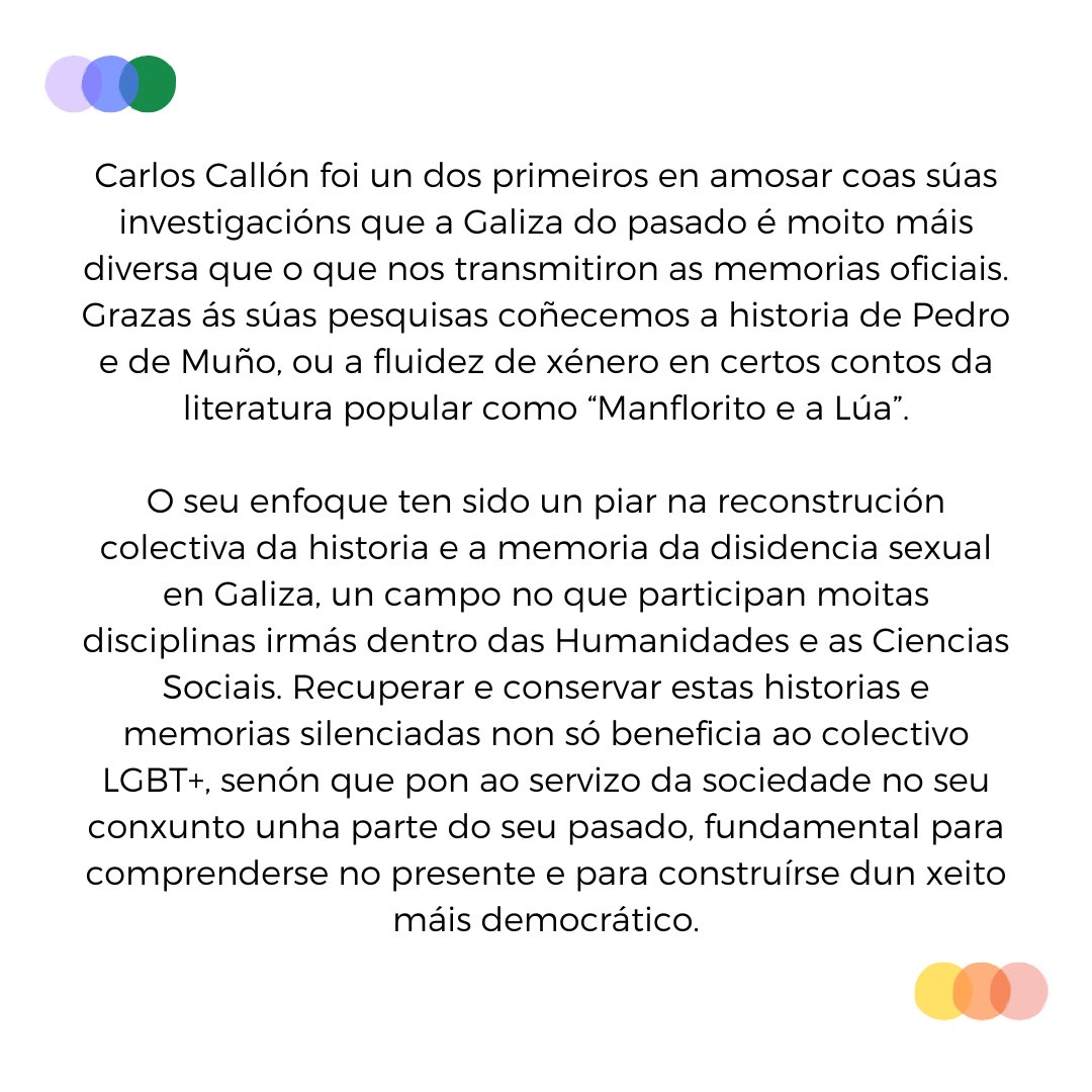 RGEQueer's tweet photo. COMUNICADO CONTRA O ACOSO A @carloscallon E OS ESTUDOS QUEER NA GALIZA https://t.co/5hrG7BgzQ6