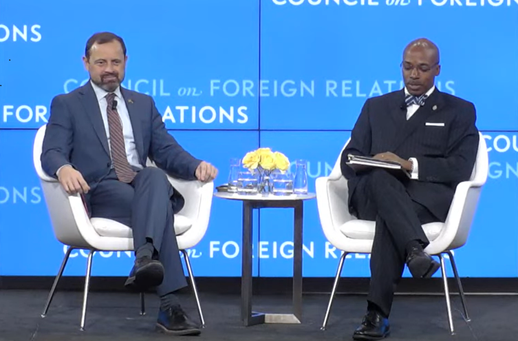 My heartfelt thanks to Ambassador Rueben Brigety and <a href="/CFR_org/">Council on Foreign Relations</a> for hosting yesterday’s outstanding conversation on the crisis in Sudan. CFR’s work keeps the spotlight on the conflict and humanitarian crisis and aligns energies across the spectrum of tools to end the violence.