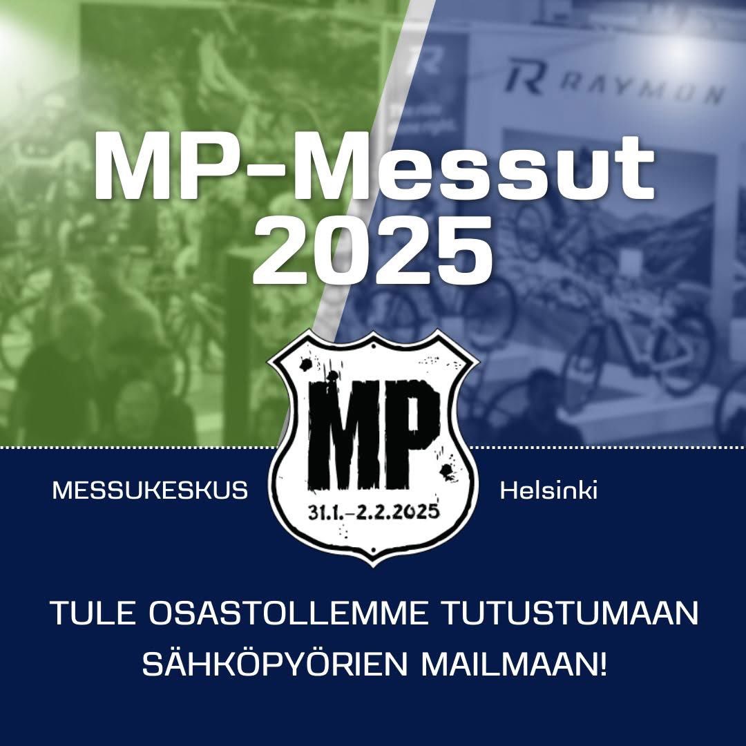 Electrobike_Fi's tweet photo. 🚴‍♀️ Olemme mukana MP-messuilla 
31.1-2.2.2025! 🚴‍♂️

Electrobike on yksi näytteilleasettajista vuoden 2025
MP-messuilla! 💥
Tule käymään osastollamme ja tutustu
pyörämallistoomme. 💪

Nähdään Helsingin Messukeskuksessa MP-messuilla! 🚵‍♂️ https://t.co/h9ffCHaGK5