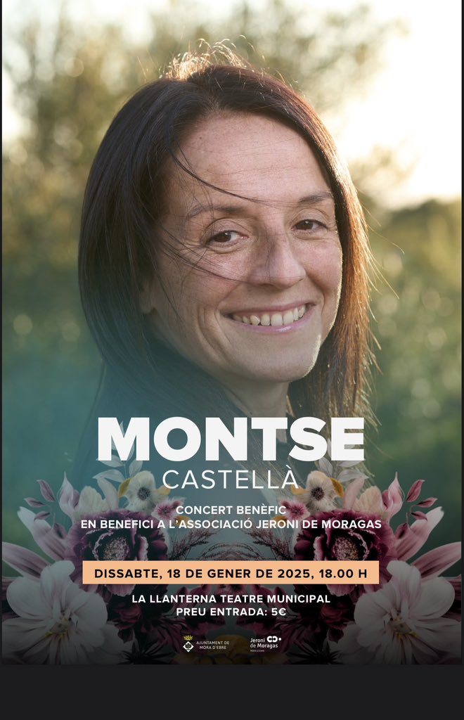 Aquí en teniu un, de pla, per demà.
Concert a Móra d'Ebre. A les 18h al Teatre La Llanterna. Taquilla íntegra per a l'associació <a href="/tallermoragas/">JeronideMoragas</a> Jeroni de Moragas. 

Que Sant Antoni mos guardo! 😬