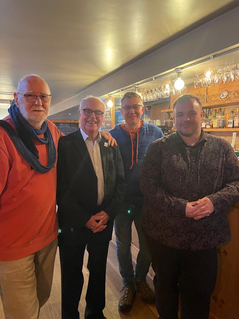 Pub is The Hub regional advisor Terry Stork met with Terry Jermy MP for South West Norfolk <a href="/CllrTerryJermy/">Terry Jermy MP</a> at The Blue Bell, Stoke Ferry, to talk about the important role pubs have in supporting communities and rural services.
#socialvalue #community #loneliness