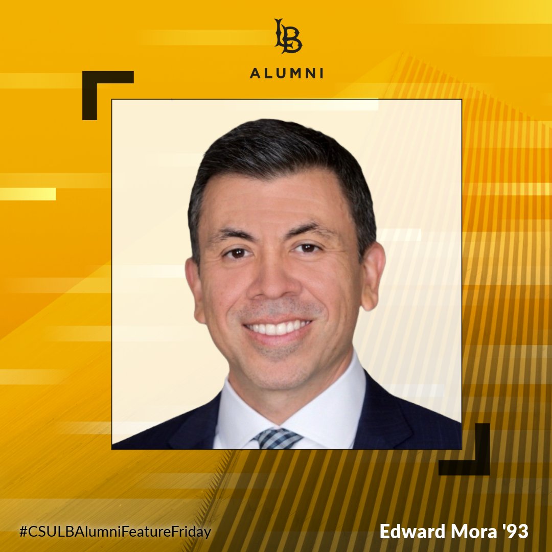 csulbalumni's tweet photo. #CSULBAlumniFeatureFriday recognizes Edward Mora '93, Managing Market Leader for U.S. Bank in Orange County.

A proud mentor with CSULB’s College of Business Corporate Mentoring Program (CMP), Edward is committed to guiding the next generation of professionals. https://t.co/pWzML2uimR
