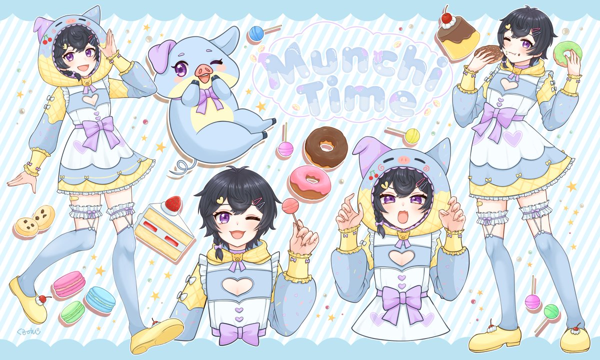 MunchiTime 😇🐷 Vtuber tweet media