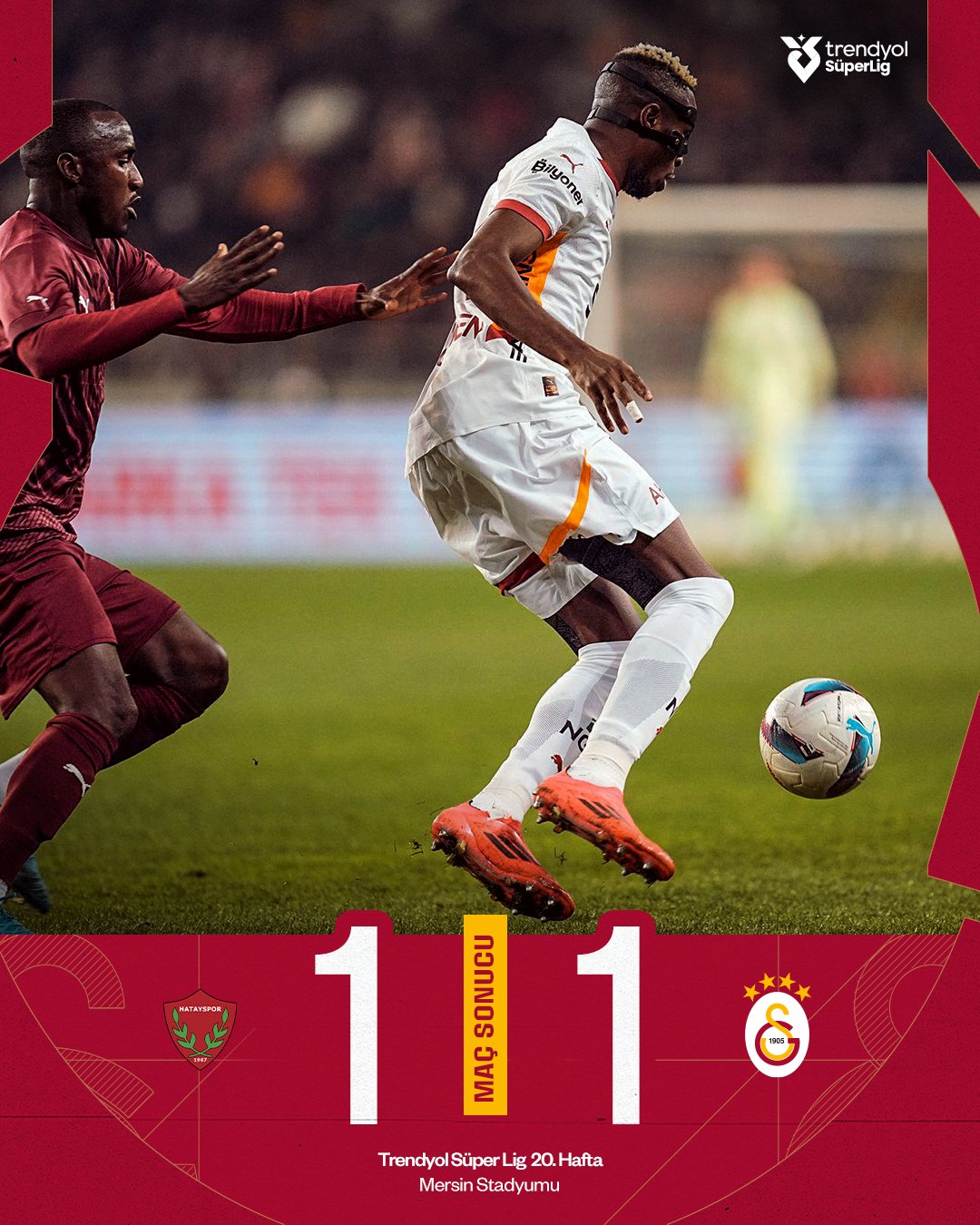 hatayspor 1-1