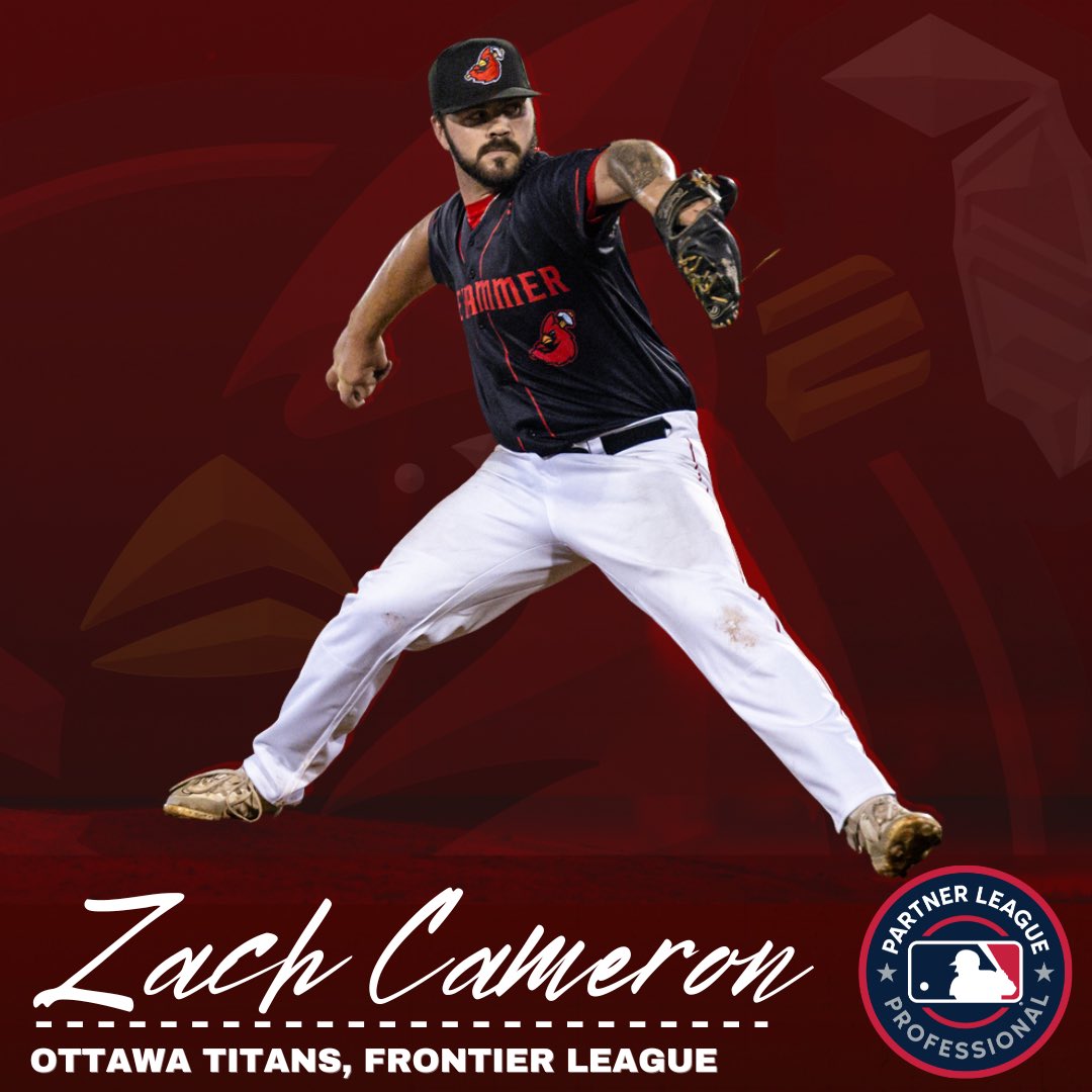 HamCardinalsCBL's tweet image. Zach Cameron has officially signed with the Ottawa Titans in the MLB-partnered Frontier League and will join the team for the 2025 season. 

Please join us in wishing Zach all the best in this exciting new chapter of his career. 

Thank you, Zach, and good luck in Ottawa!
