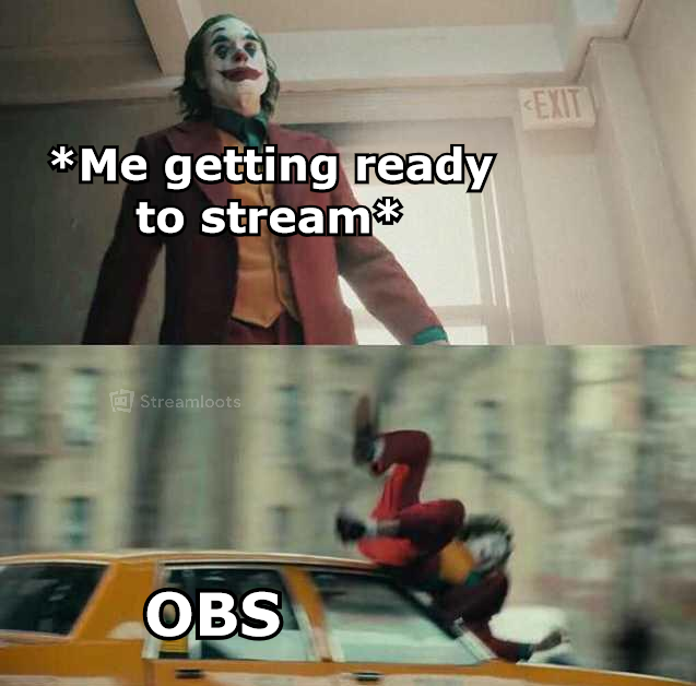 streamloots's tweet photo. A gentleman as always, OBS https://t.co/cHA9RqMQXS