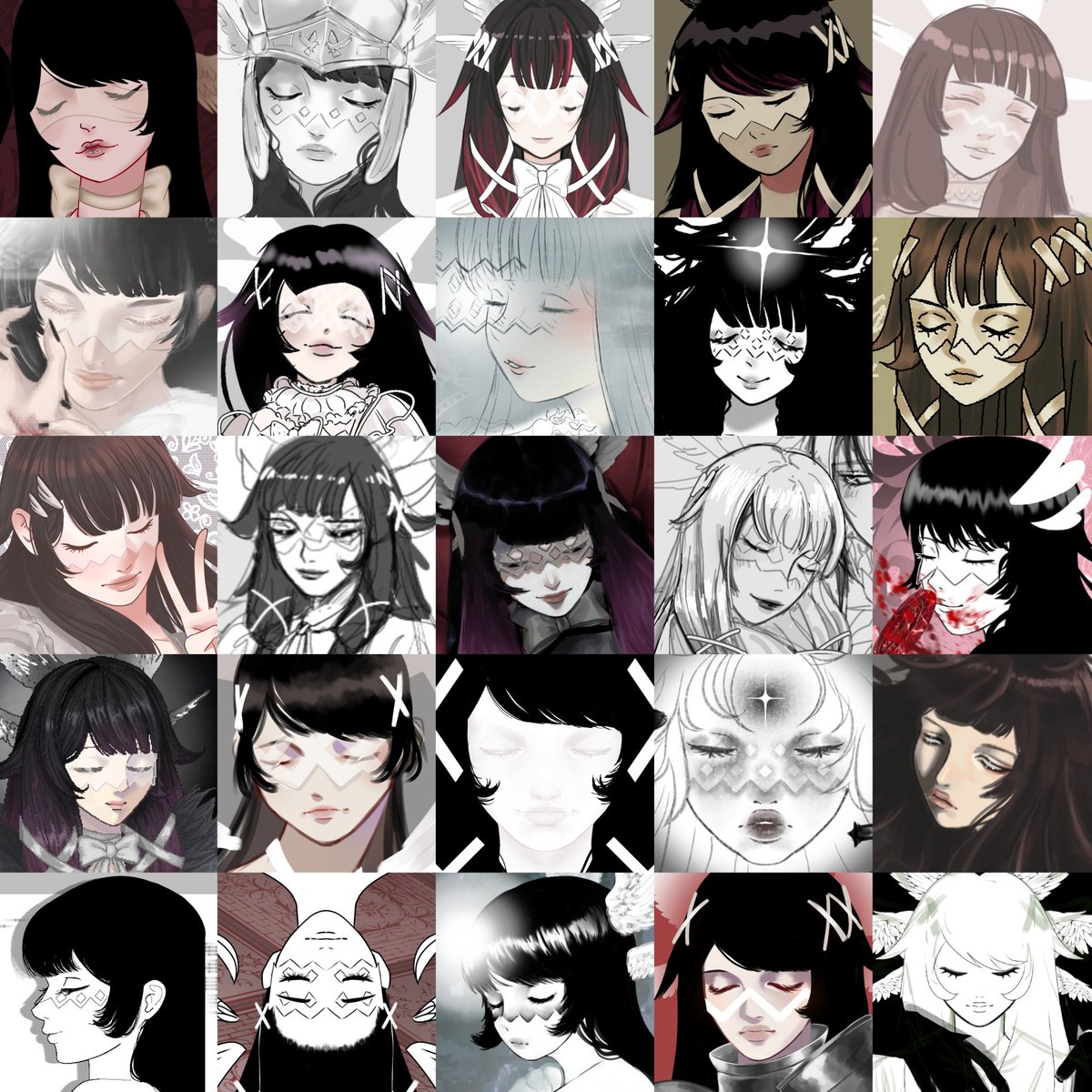 Some of my columbina since 2022 🪽
#columbina #GenshinImpact