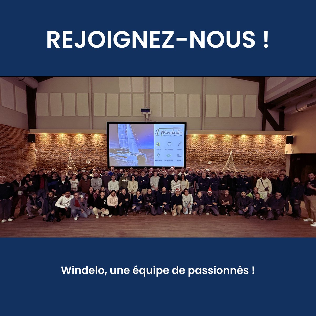windelocat's tweet image. Chez #Windelo, nous savons que l’innovation ne vient pas seulement de la technique, mais aussi des idées et de la personnalité de nos #marins. 🤩
➡️ #OnRecrute avant tout des personnes passionnées, créatives et audacieuses, prêtes à repousser les limites du #NautismeDurable.