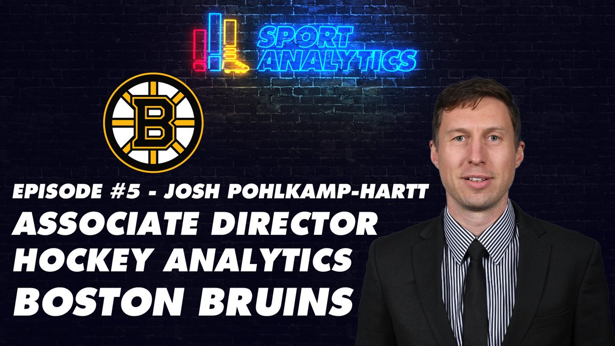 Episode 5 just dropped!

youtu.be/2GSqyRA8o5I

In the fifth episode of the <a href="/SportAnaIytics/">SportAnalytics</a> Podcast, our host <a href="/avsportsanalyst/">Amrit Vignesh</a> sits down with <a href="/JPohlkampHartt/">Josh Pohlkamp-Hartt</a> , the Associate Director of Hockey Analytics at the <a href="/NHLBruins/">Boston Bruins</a>. From designing novel neutral-zone metrics with the