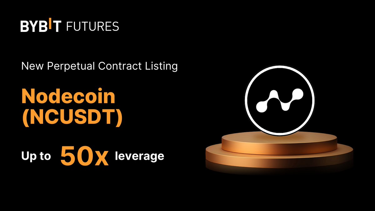 Bybit_Official's tweet photo. 🚀 #NCUSDT Perpetual Contract is now LIVE on #BybitContract with @nodepay_ai!

Trade with up to 50x Leverage.

📈 Trade $NCUSDT: https://t.co/aU0MZ4Vz6s

#BybitTrading #BybitListing https://t.co/aw4qCuvhQg