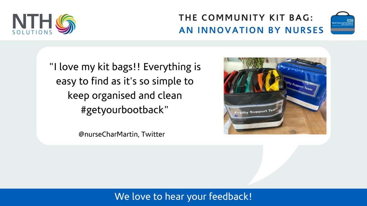 We love receiving feedback about the Community Kit Bag! If you have any comments or photos, please share them with us #GetYourBootBack 💙