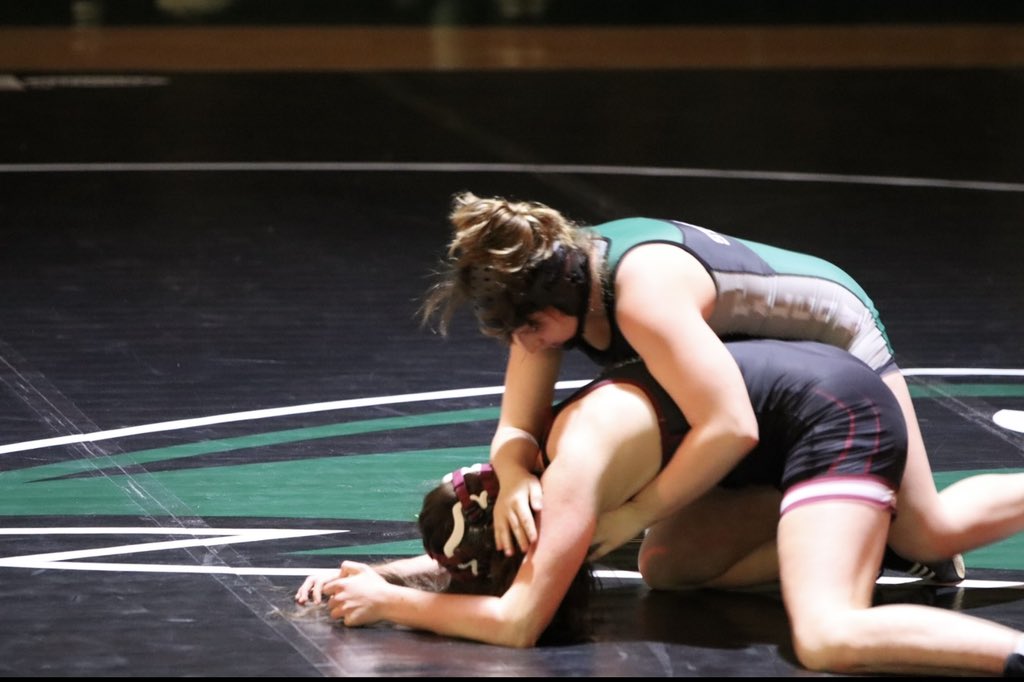 Both men’s &amp; women’s wrestling celebrated senior night &amp; BIG wins against Lee’s Summit North this week! Frames from the matches📸