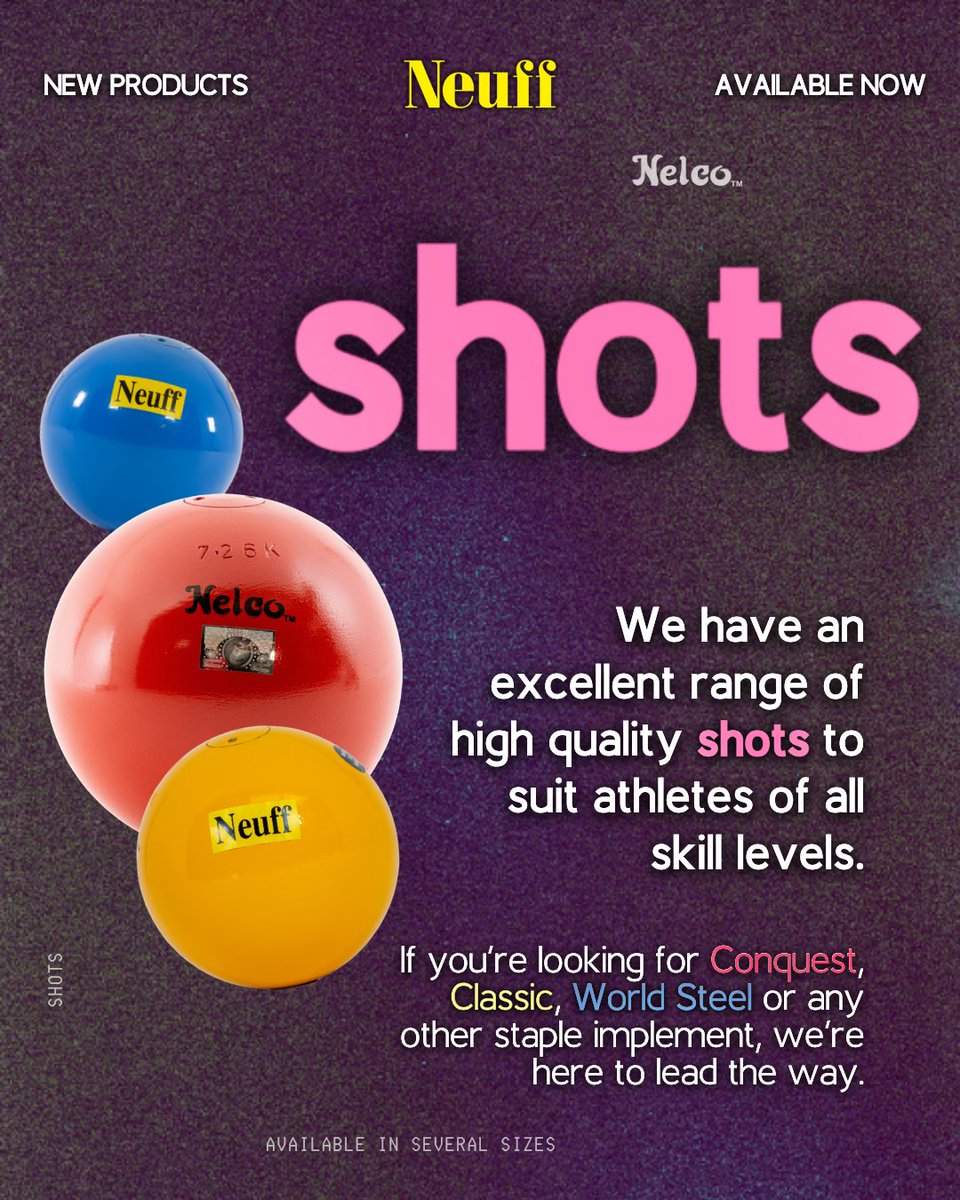 Neuff Athletic (@neuffathletic) on Twitter photo Your prayers have been answered! ๐
Our stock for Nelco discus, hammer and shotput events is now looking very healthy indeed, but we can't guarantee how long some of our latest arrivals will be staying put... ๐
bit.ly/ThrowWithNelco
#Neuff #NeuffAthletic #NelcoSport Your prayers have been answered! ๐
Our stock for Nelco discus, hammer and shotput events is now looking very healthy indeed, but we can't guarantee how long some of our latest arrivals will be staying put... ๐
bit.ly/ThrowWithNelco
#Neuff #NeuffAthletic #NelcoSport