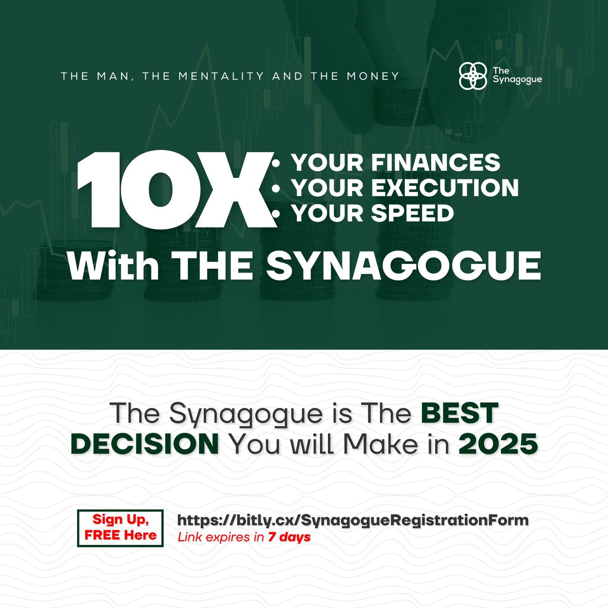 Thesynagogue_'s tweet image. *Dreaming of financial freedom? Make a quantum leap to 10X your finances.*
This is Your Chance to Join The Most Exclusive Community of Young Leaders Causing Chaos in Finance, Politics and The Future. 

PS: The link can be found in the comment section as well as our bio⬇️

1 of 3