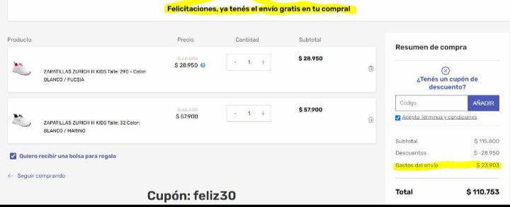 JeanPaulFF's tweet photo. @TopperArgentina En todos lados figuraba envío gratis... Me lo terminaron cobrando. https://t.co/qImV8c4fbs