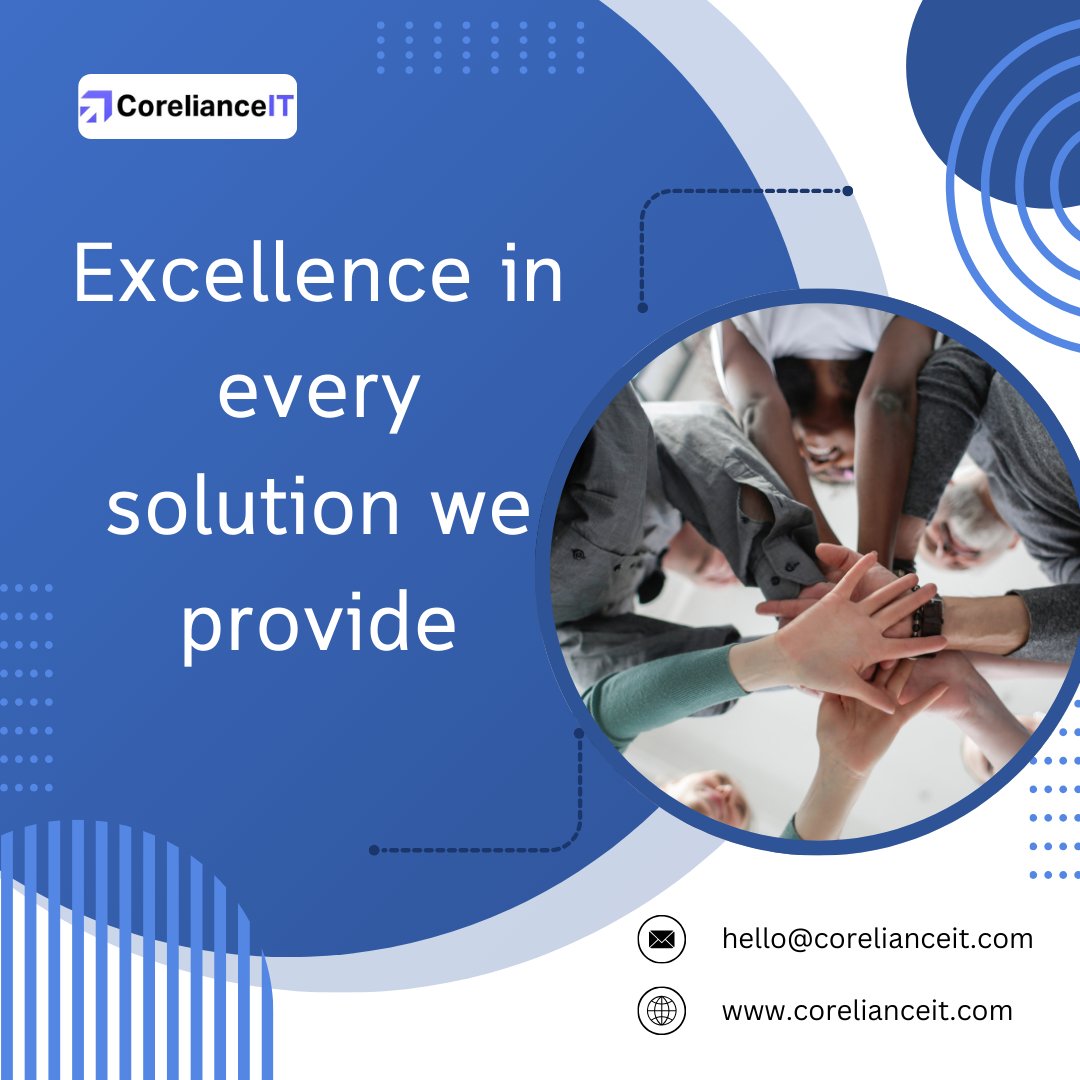 Corelianceit's tweet image. Simplifying your business operations with exceptional solutions. 🌍 Excellence in every solution we provide! 
#OutsourcingMadeSimple #BPOCompany #corelianceit
