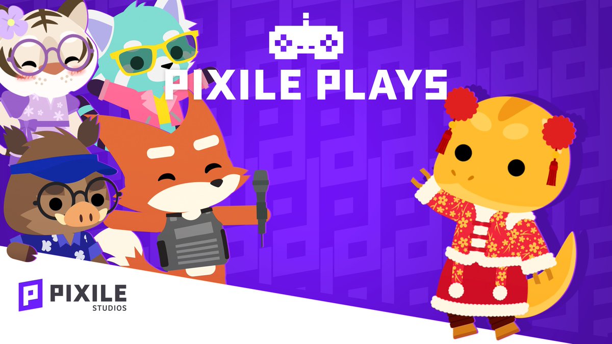 Catbaux, Kaity, Logan, &amp; Michael are playing custom games and answering your burning questions! 🐍

Join us here for some Year of the Super Snake celebrations: twitch.tv/pixilestudios