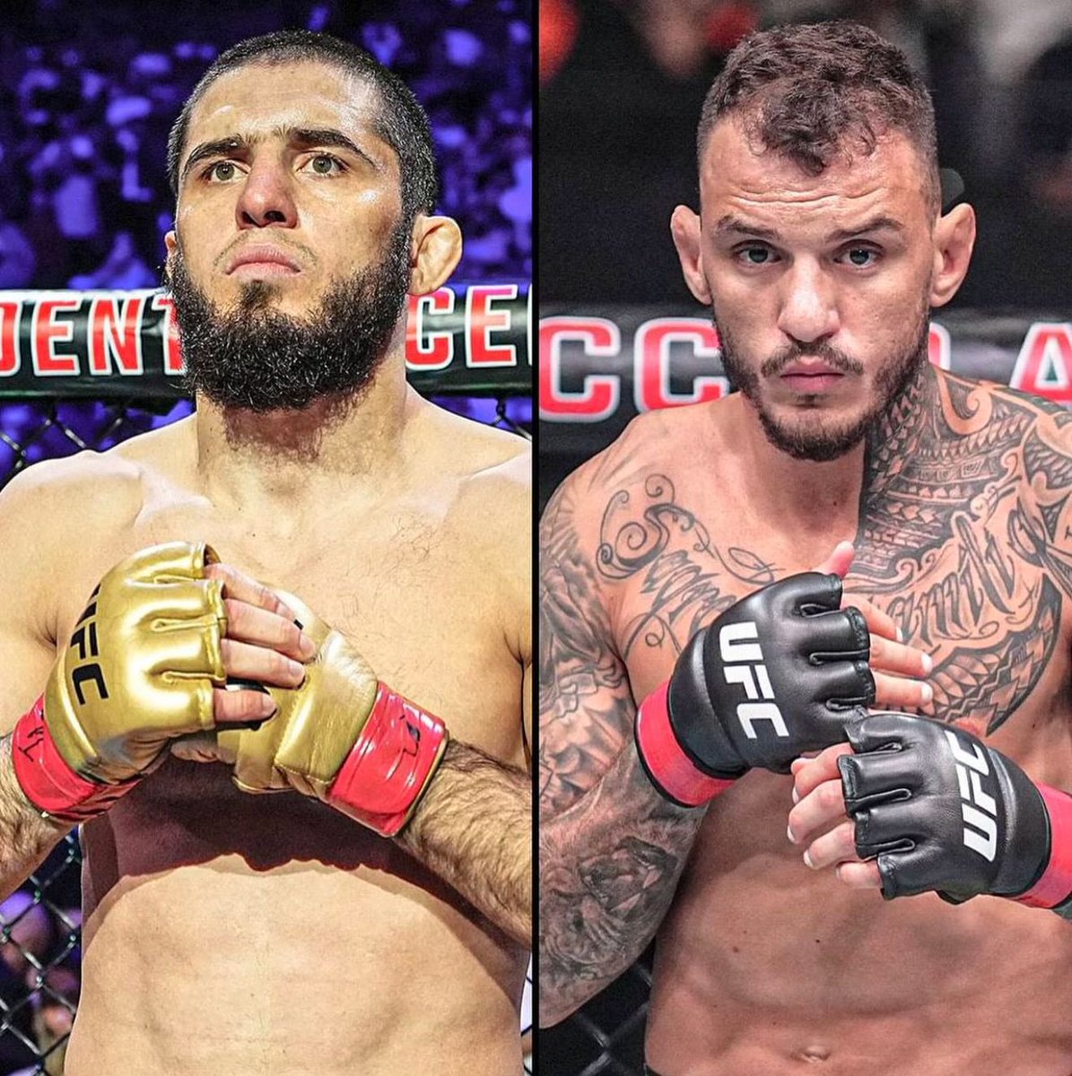 MAKHACHEVMMA's tweet image. "What does this title represent? It means you're the best in the world and if you're the best in the world, it doesn't matter who's going to be standing across from you. What do I say? No? NEVER. Let's do this!"