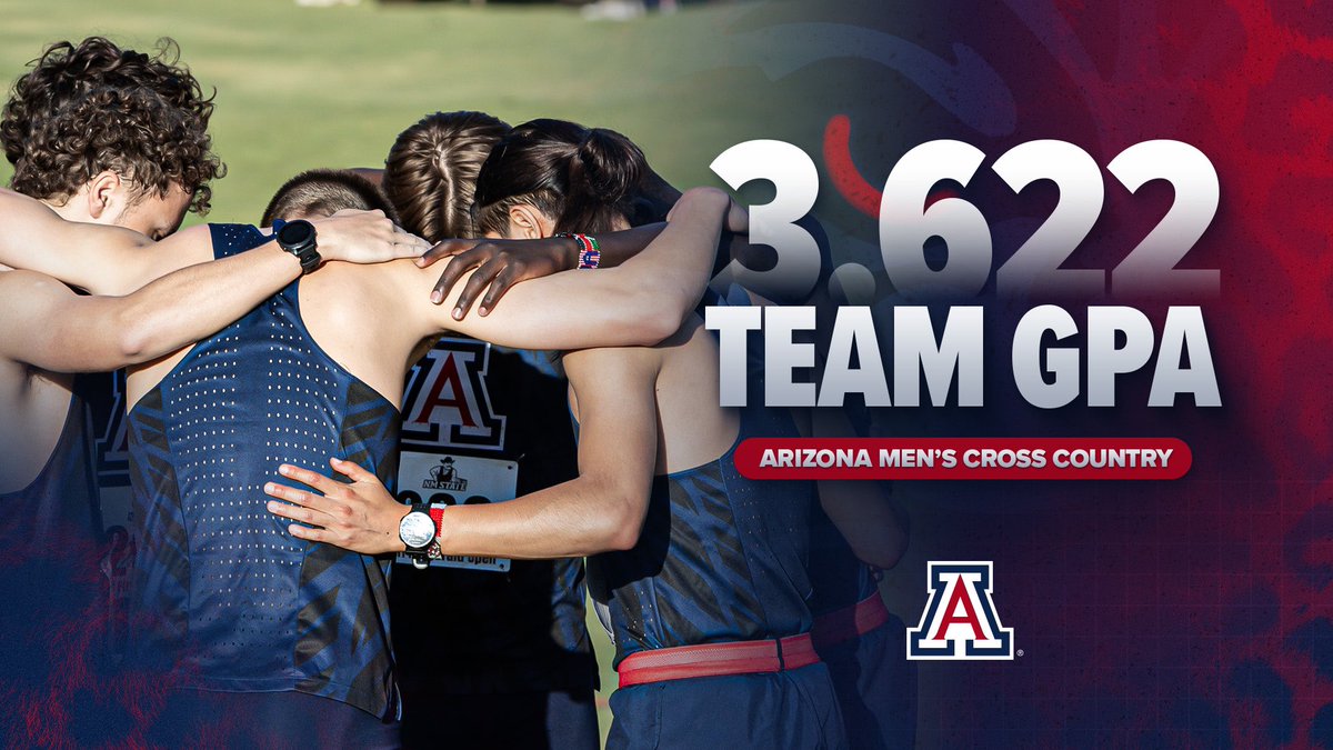 ArizonaTrack's tweet photo. Proud of our student-athletes for their hard work in the classroom last semester! 📚
Men’s cross country earned the highest GPA for an Arizona men’s team. Men’s track & field earned a team record GPA.
#BearDown | #BeLezoLike https://t.co/3bHthH2sOX