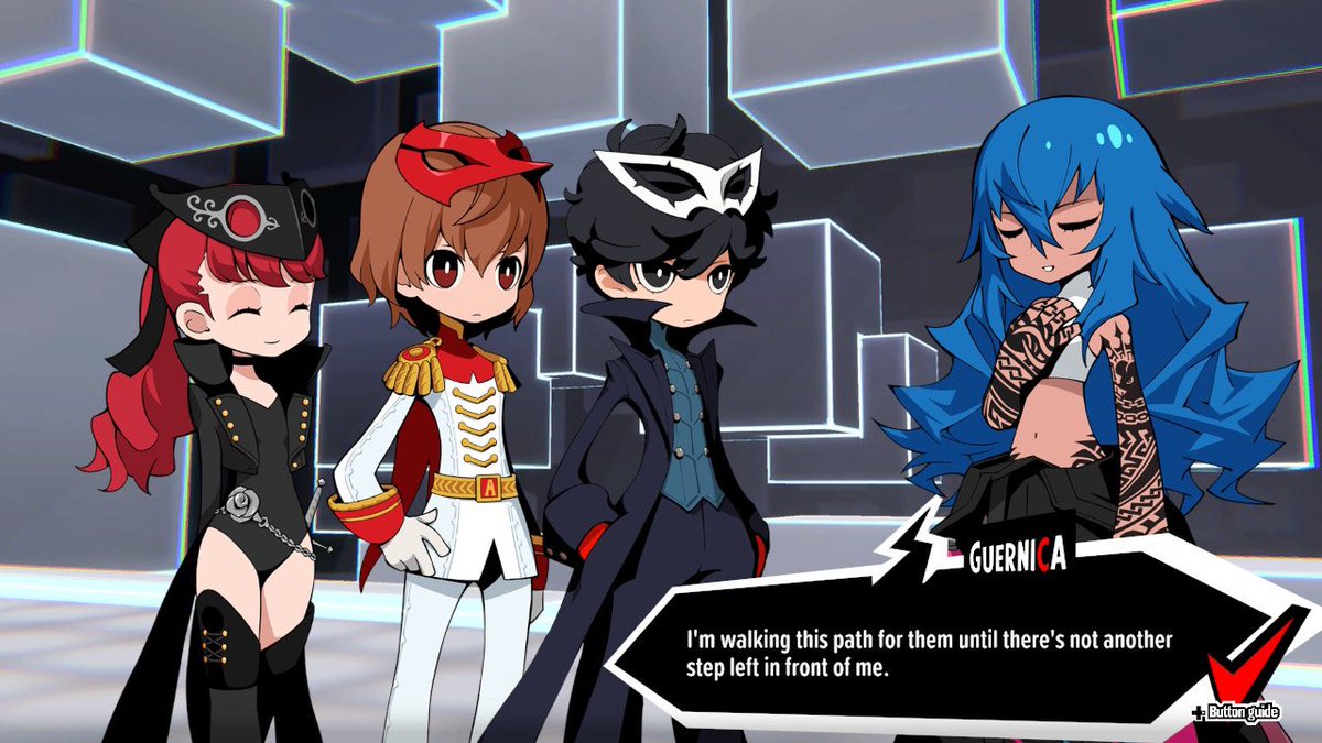 dailytactica's tweet image. fun fact: though p5t’s sprites are stylized, each character’s height is relatively intact. this means confirmed heights can help estimate others, making toshiro ~5’10 (between joker &amp;amp; yusuke), erina ~5’5 (same as ann), &amp;amp; guernica ~5’11-6’0 (taller than akechi)

#p5t #p5tspoilers