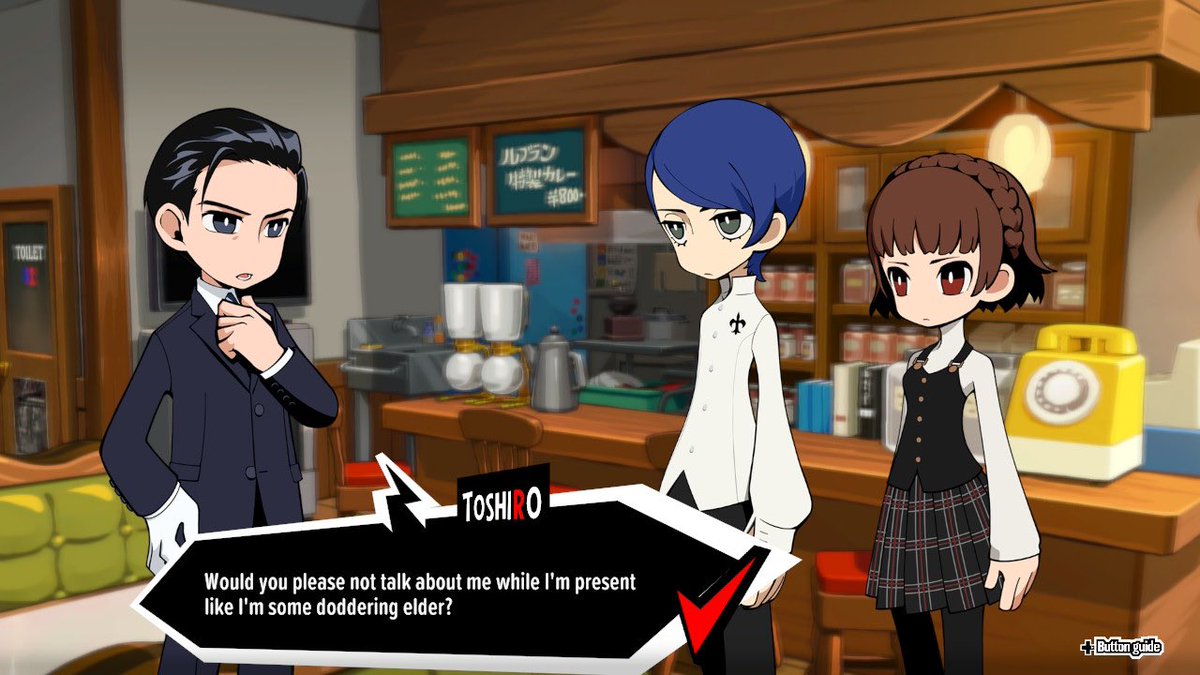 dailytactica's tweet image. fun fact: though p5t’s sprites are stylized, each character’s height is relatively intact. this means confirmed heights can help estimate others, making toshiro ~5’10 (between joker &amp;amp; yusuke), erina ~5’5 (same as ann), &amp;amp; guernica ~5’11-6’0 (taller than akechi)

#p5t #p5tspoilers