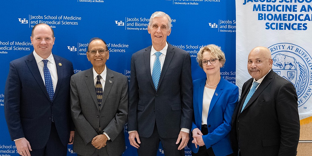 Jacobs_Med_UB's tweet photo. Major news: The Clinical &amp; Translational Science Award (#CTSA) to @UBuffaloCTSI was announced! @NIH awarded #UBuffalo $28.4 million to build on its record of success using research power to improve health outcomes + address #WNY #HealthDisparities.

More: https://t.co/AyXPKXzLec https://t.co/55svjRyTV6