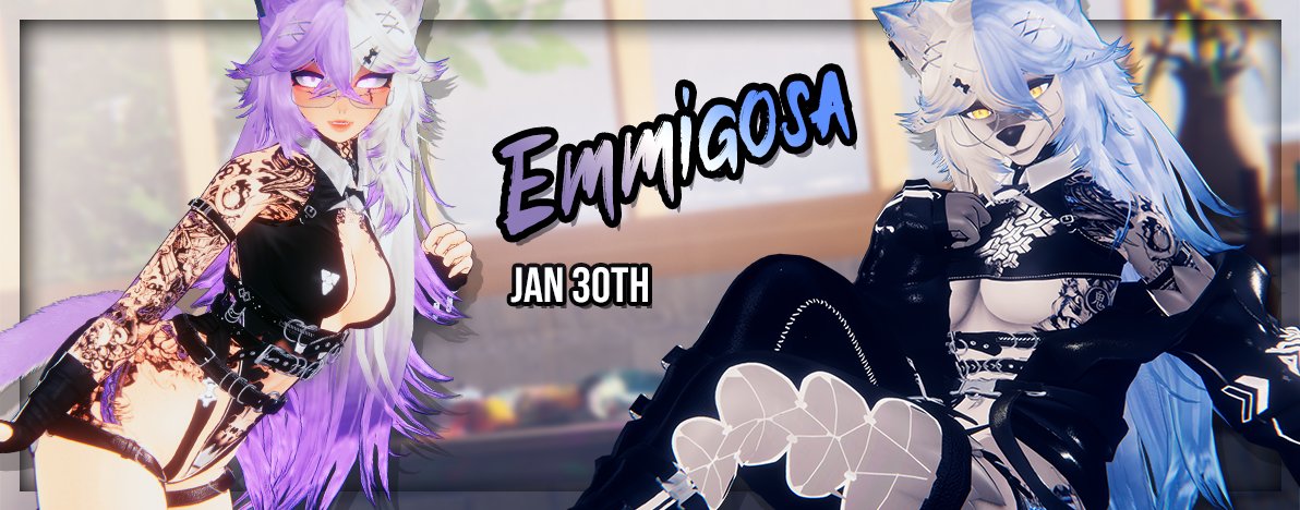 Fxvei's tweet image. My newest avatar, Emmigosa is releasing this month on the 30th! I'm hosting 2 giveaways, one here on twitter, and another in my discord server!

There will be 5 winners, the requirements are:
1. Retweet and like this post (help spread the word! :3)
2. Follow me @Fxvei 
3.