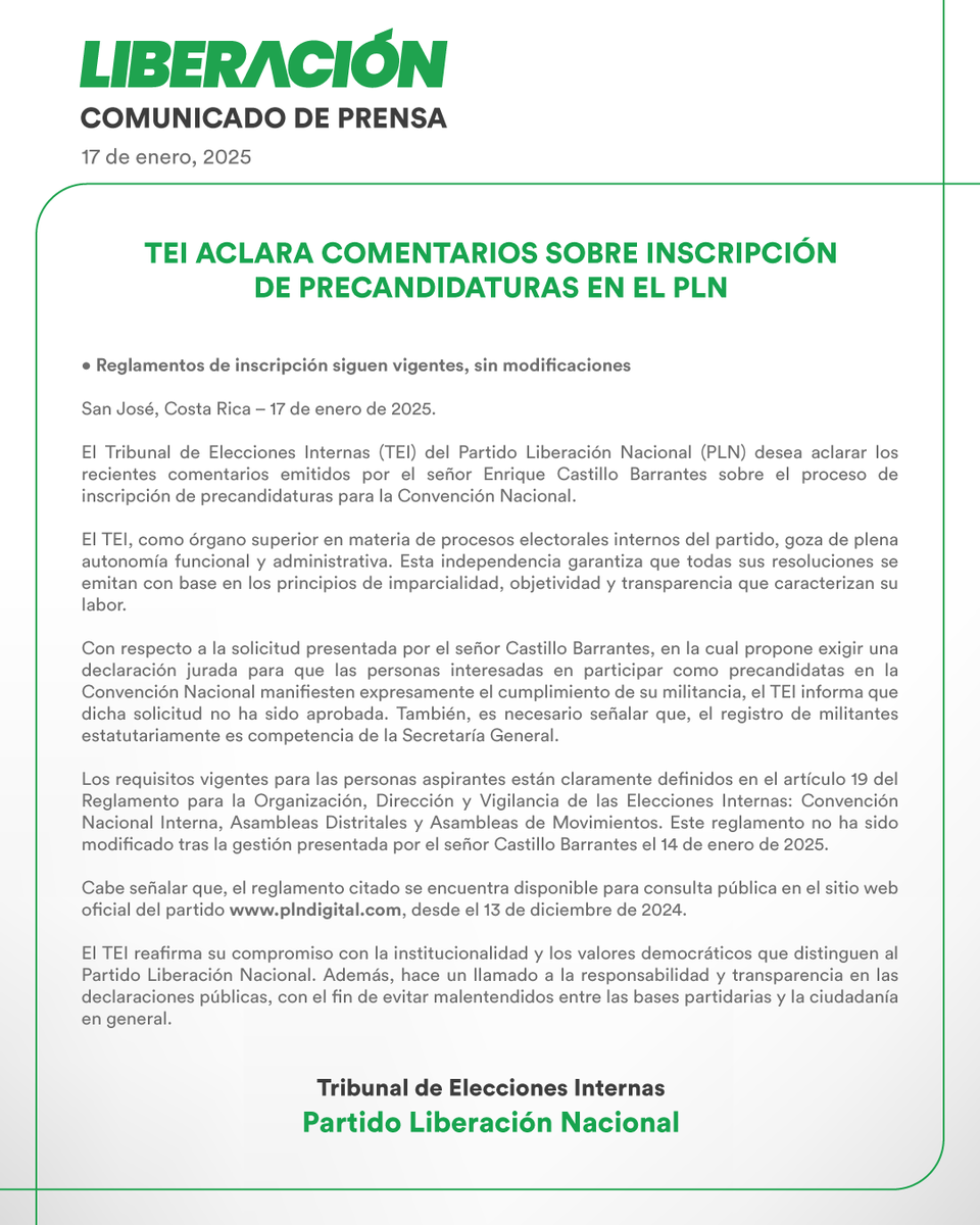 Comunicado de Prensa 📰📢