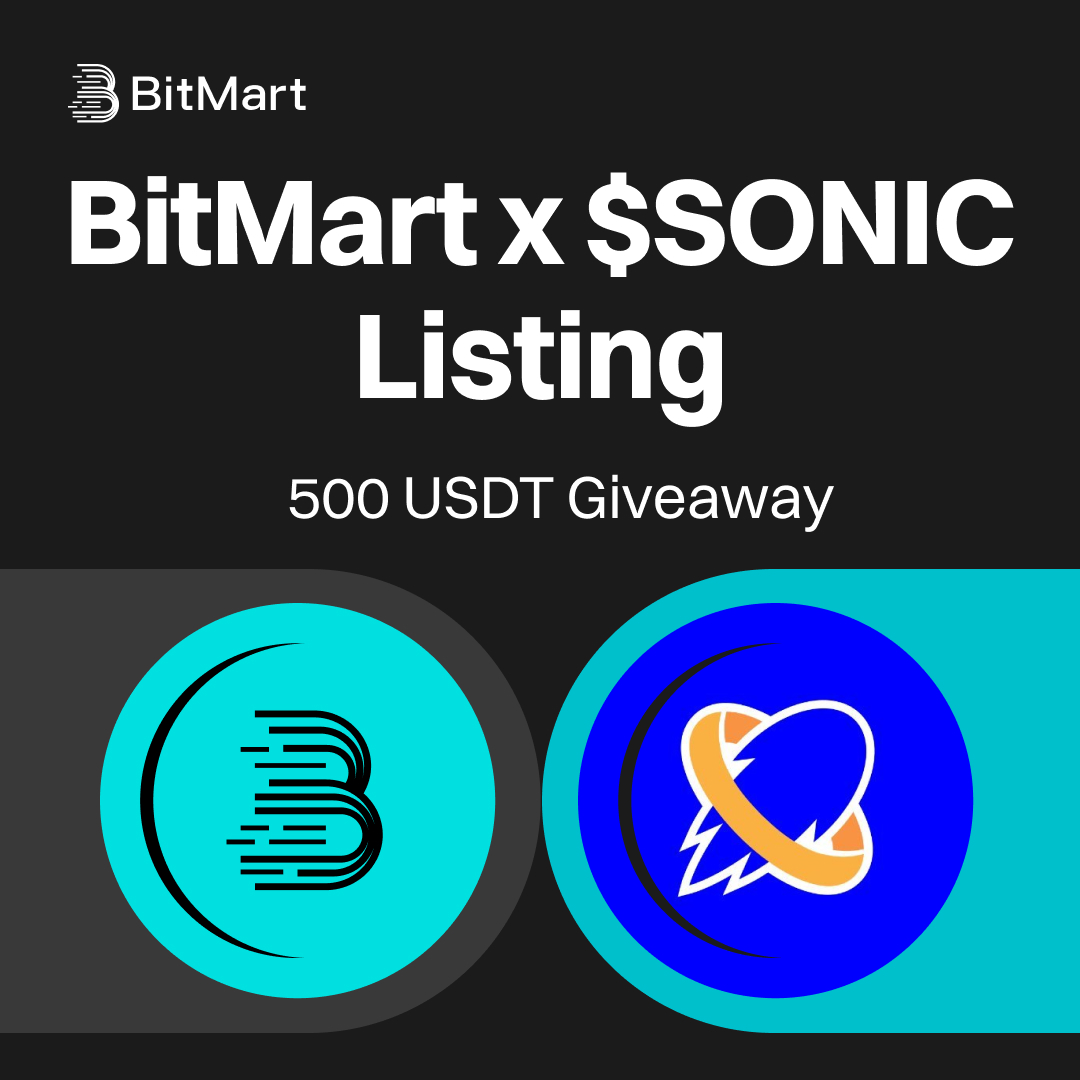 BitMartExchange's tweet photo. ⚡️ $SONIC X #BitMart 500 USDT #Giveaway is HERE! 💥

To Enter:
1️⃣Follow us &amp; @SonicSVM
2️⃣Quote RT with hashtag #BitMart $SONIC &amp; tag 3 #SONIC fans
3️⃣Fill: https://t.co/jUsJEt4iN6 https://t.co/XLBCcwCCYQ