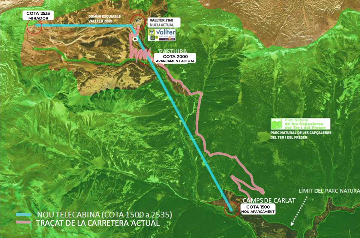 sergi_boixader's tweet photo. @324cat Quina bogeria. Gastar 40 milions d'€ per destrossar la vall de Setcases, crear un nou telecabina i pàrquing de 1000 places en un espai verge i vestir-ho de "green-washing" per cobrar entrada tot l'any. I en ple Parc Natural!

Vergonyós, cal impedir-ho!! 🤬 https://t.co/Vc0iqeRRqW