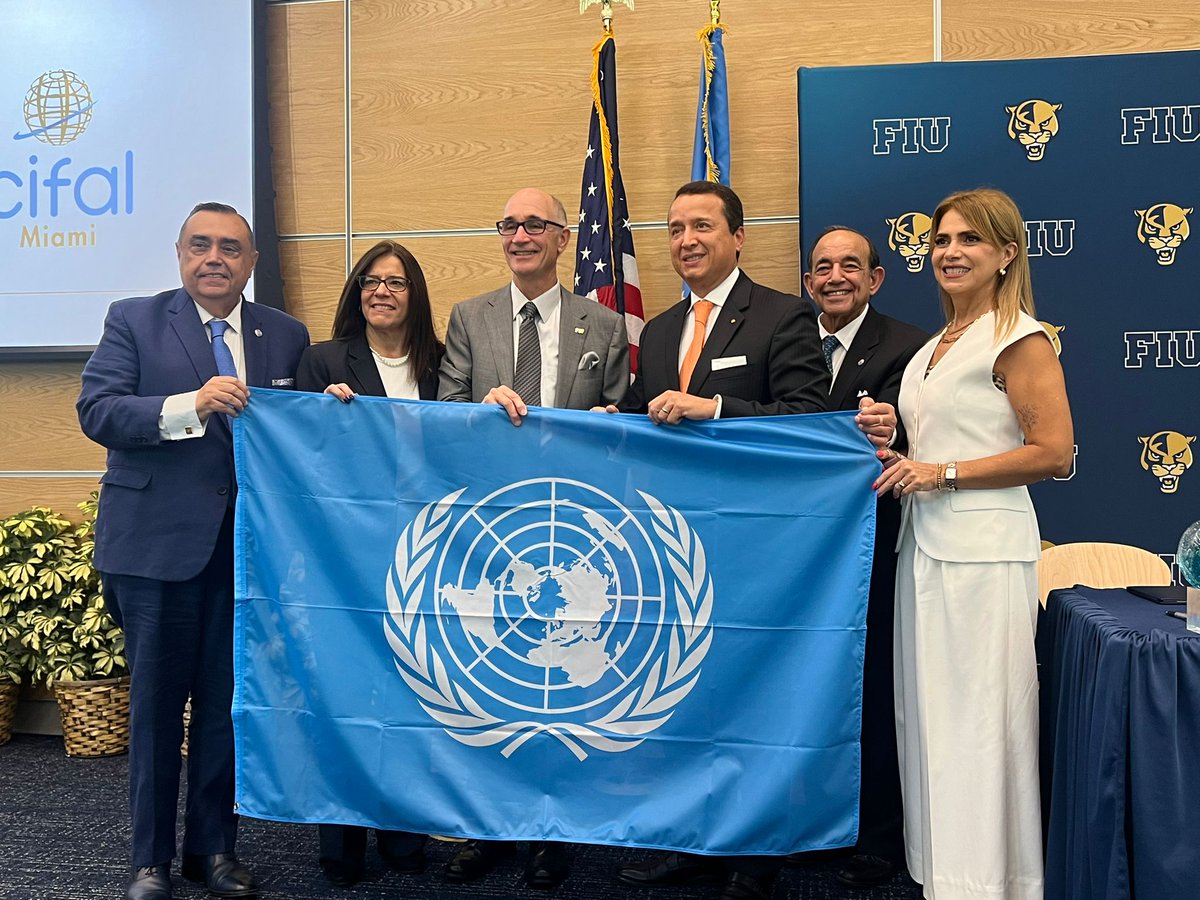 TBT: CIFAL Miami's 2024 inauguration: a collaboration of UNITAR, FIU &amp; OAA. This center fosters learning &amp; shares best practices in #DisasterRelief  + #SustainableDevelopment empowering authorities and civil society across U.S., Latin America and Caribbean while promoting UN SDGs
