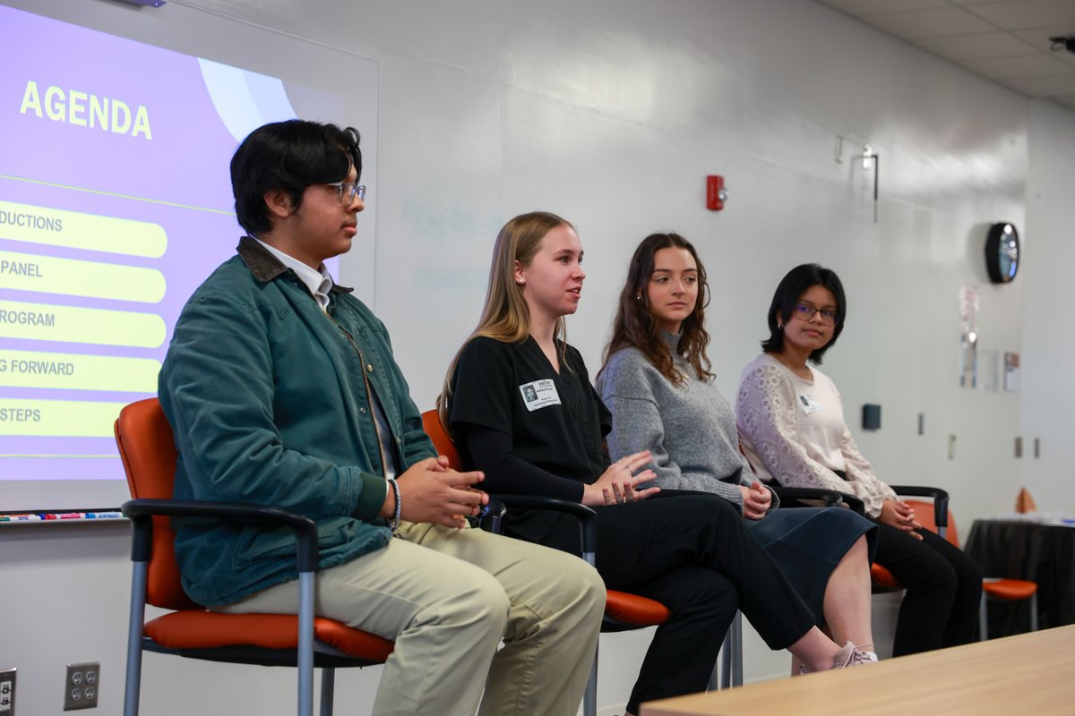 At today's CTE Mid-Year Advisory Board Meeting, these four high school students shared the positive impact they've experienced by taking part in <a href="/cte_sbisd/">CTE_SBISD</a> programs! #SBISDProud