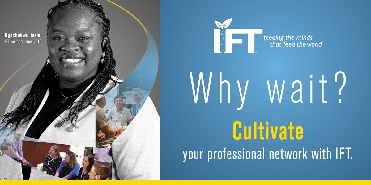 Become a member of a global network shaping the future of food! 🌎

🔹 Connect in Member Resource Groups &amp; IFT Divisions
🔹 Network by discipline or region
🔹 Save on #IFTFIRST registration

Advance your career &amp; drive innovation. Learn more: hubs.la/Q03310BD0