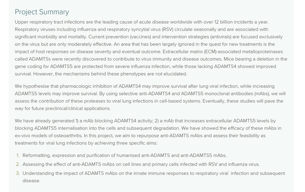 SantamariaUK's tweet image. Interested in a PhD in Immunology? The Wessex One Health Doctoral Training Programme is now live and my lab is offering an exciting project cosupervised by DrLindsay Broadbent and co-led by Dr Anika Singanayagam at UKHSA:surrey.ac.uk/bbsrc-wessex-o…